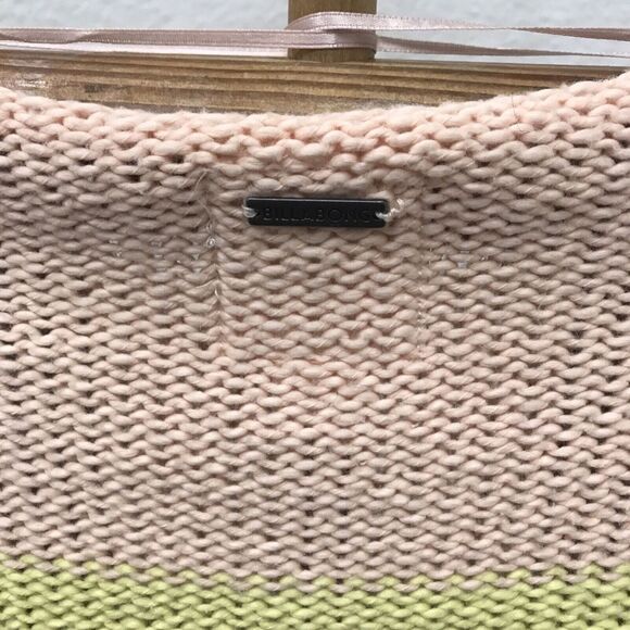 Billabong Sweater Striped Slouchy Fit Cotton Pullover Women M Long Sleeve - Picture 7 of 13